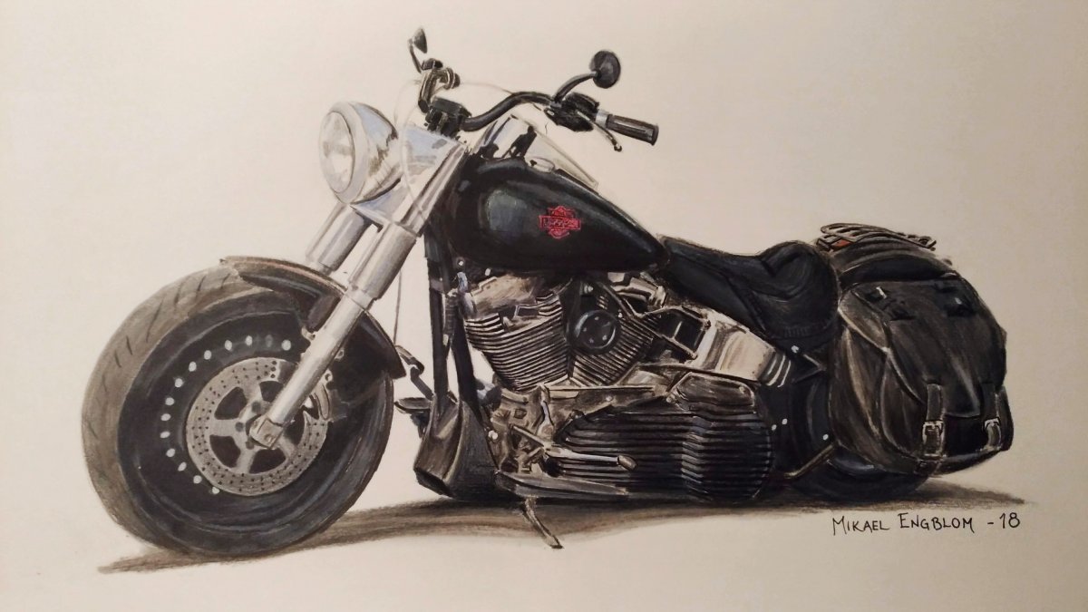 1200x675 Harley Davidson - Harley Drawing