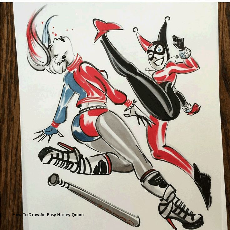 Harley Quinn And Joker Drawings at PaintingValley.com | Explore