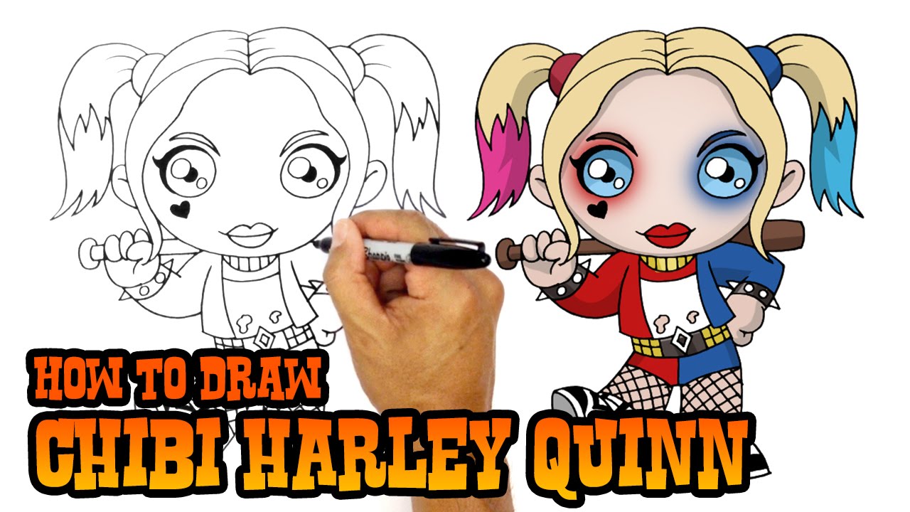 Harley Quinn Anime Drawing At Explore Collection Of Harley Quinn Anime Drawing