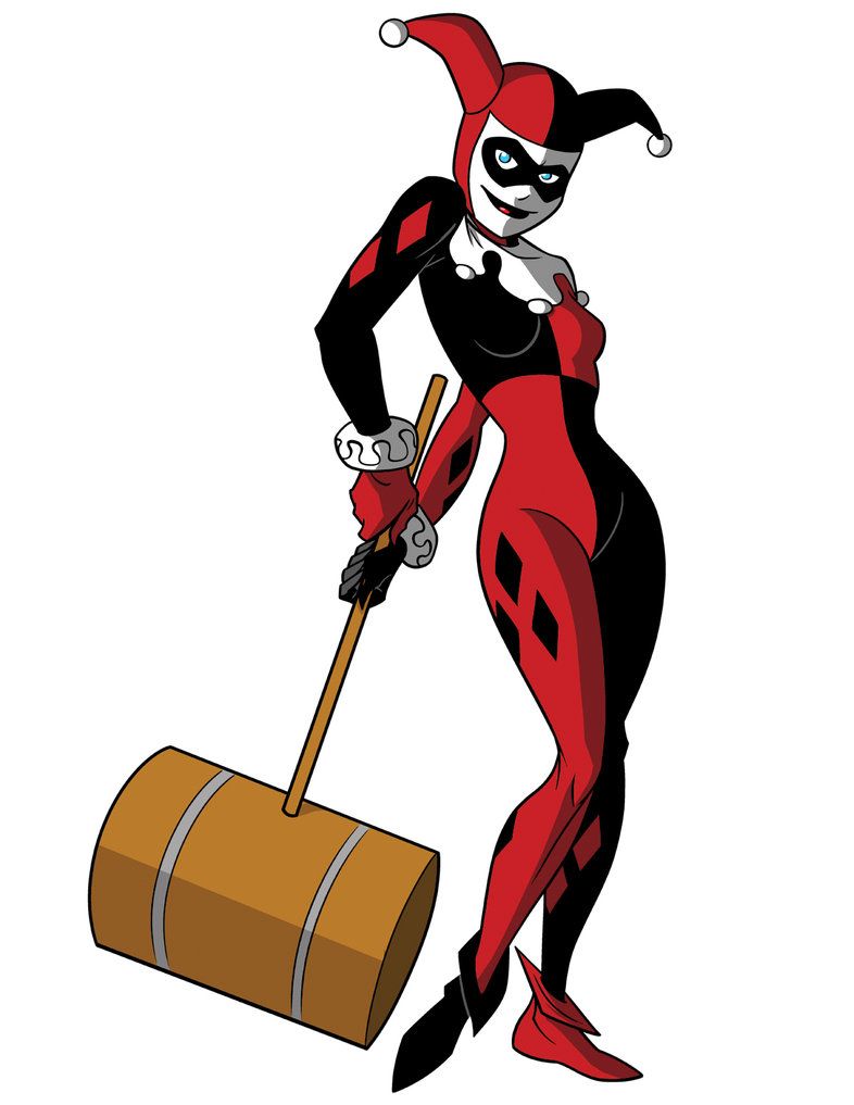 786x1017 How To Draw Dc Villains - Harley Quinn Cartoon Drawing