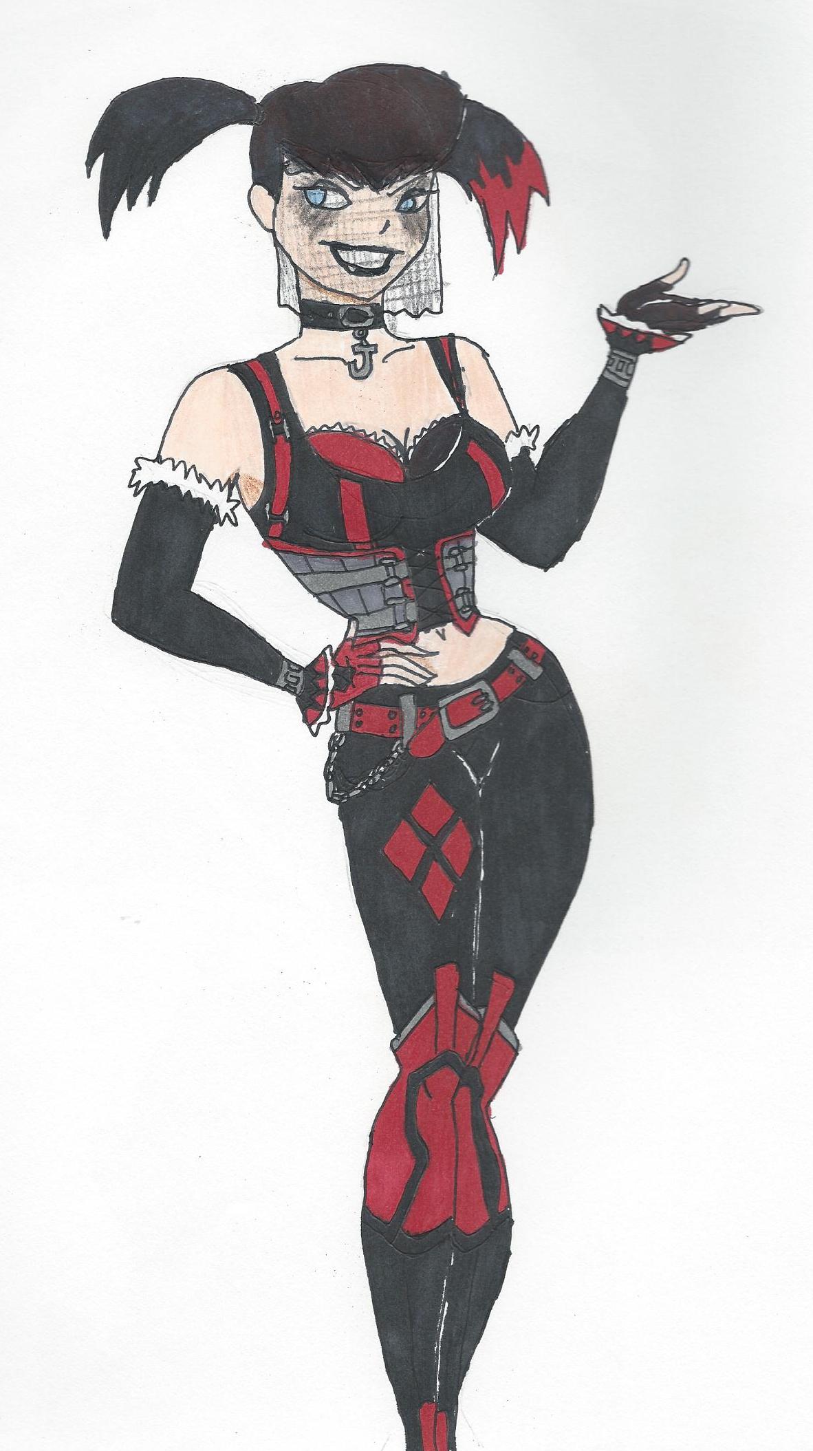 Harley Quinn Cartoon Drawing At Paintingvalley.com 