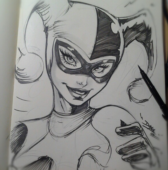 Harley Quinn And Joker Drawings At Explore Collection Of Harley Quinn And 5407