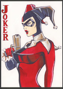 212x300 Harley Quinn Dibujo Original Por Mosenko - Harley Quinn Drawing