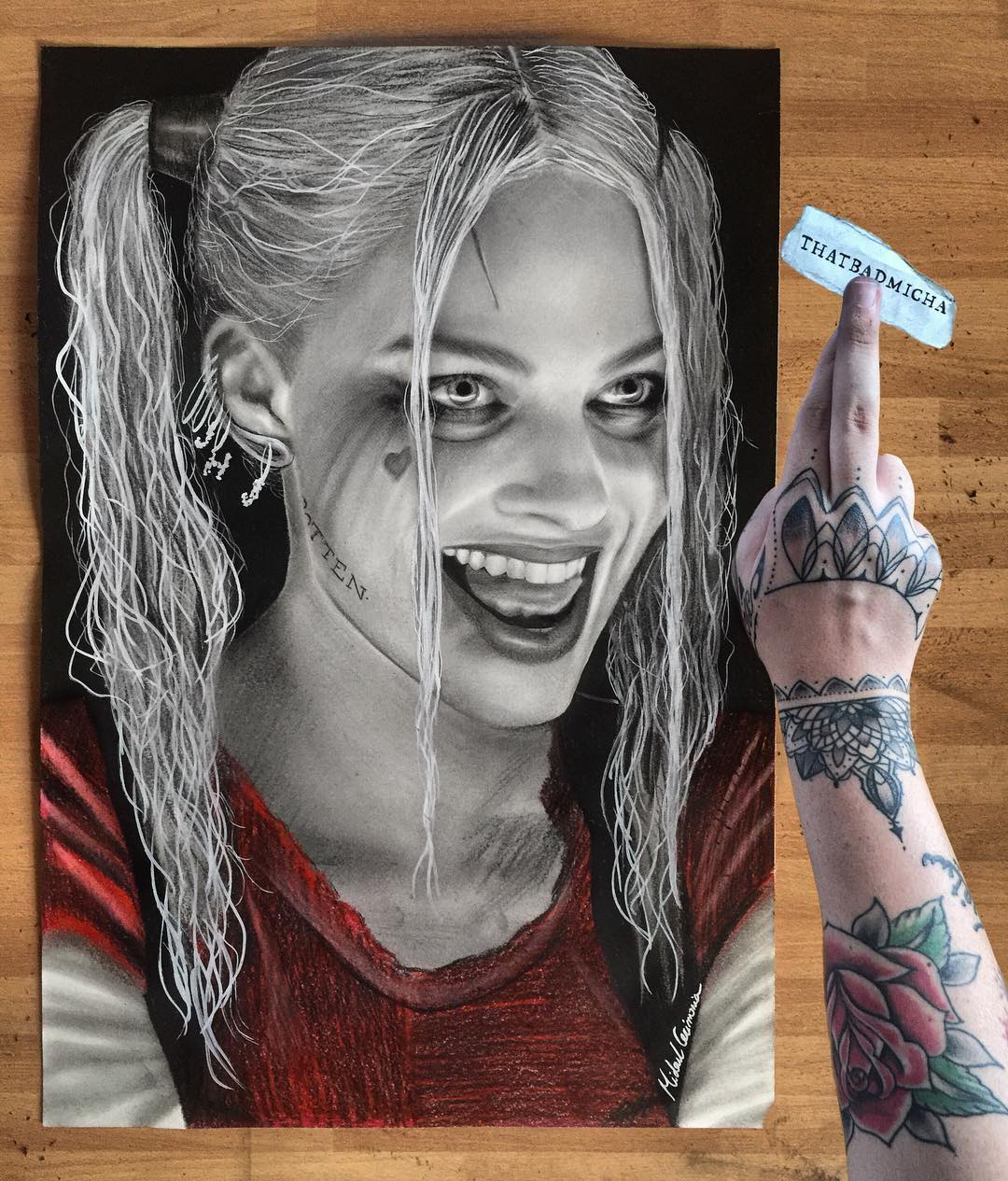 1080x1265 Harley Quinn Drawing - Harley Quinn Drawing