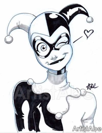 400x521 Harley Quinn Art Tumblr - Harley Quinn Drawing