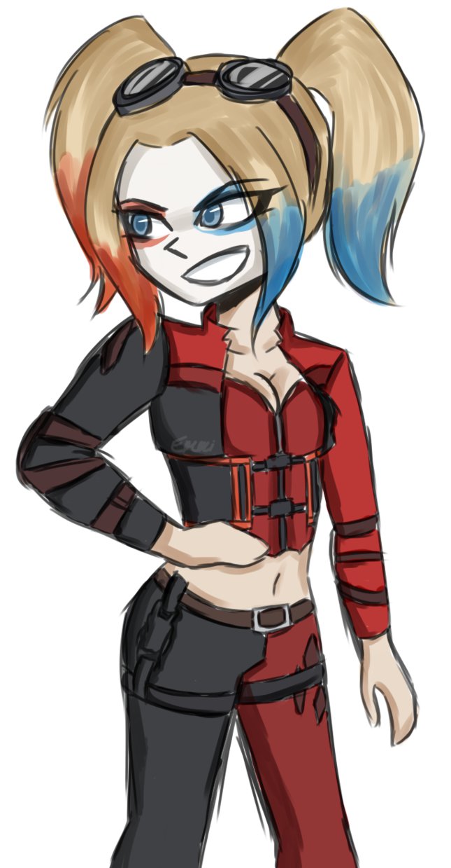 645x1239 Injustice Harley Quinn - Harley Quinn Drawing Injustice