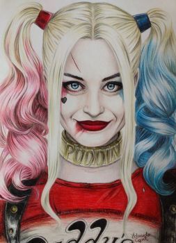 253x350 Harley Quinn - Harley Quinn Face Drawing