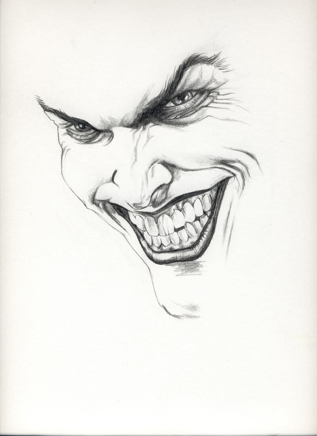 1021x1403 Harley Quinn Pencil Sketch Half Face And Joker Drawing - Harley Quinn Face Drawing