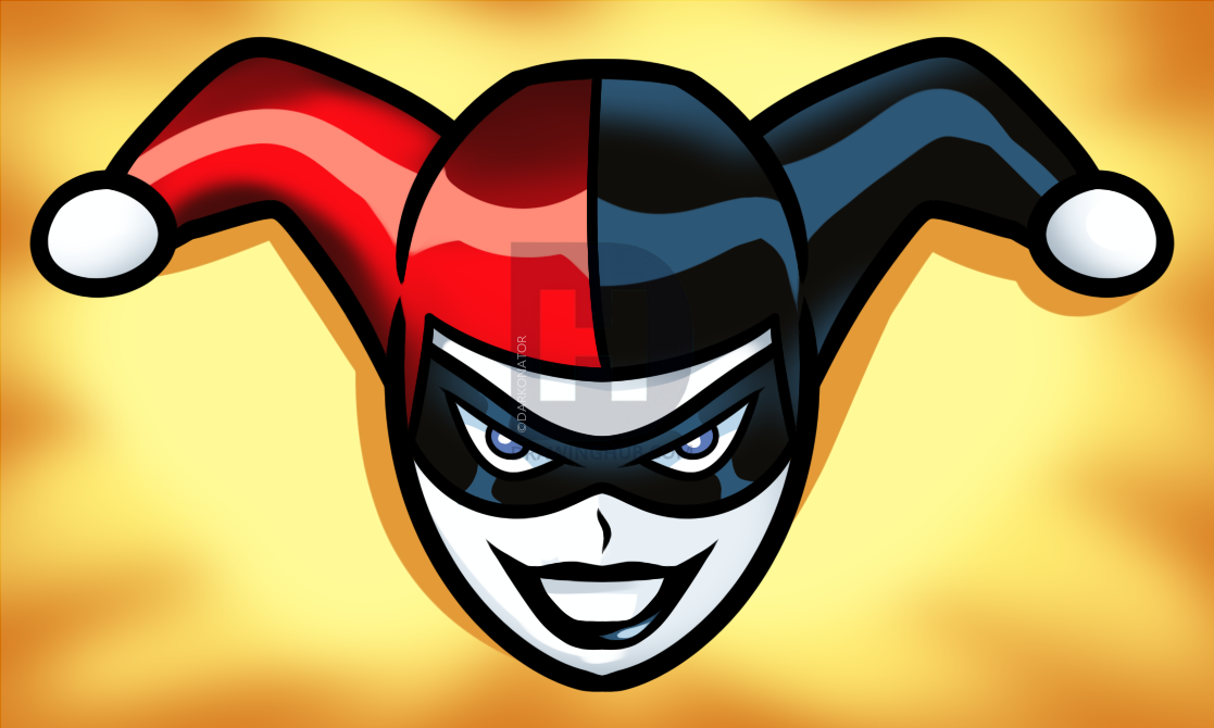 1117x670 How To Draw Harley Quinn Easy, Step - Harley Quinn Face Drawing