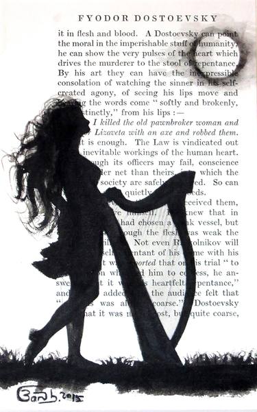 375x601 Harp Drawing - Harp Drawing