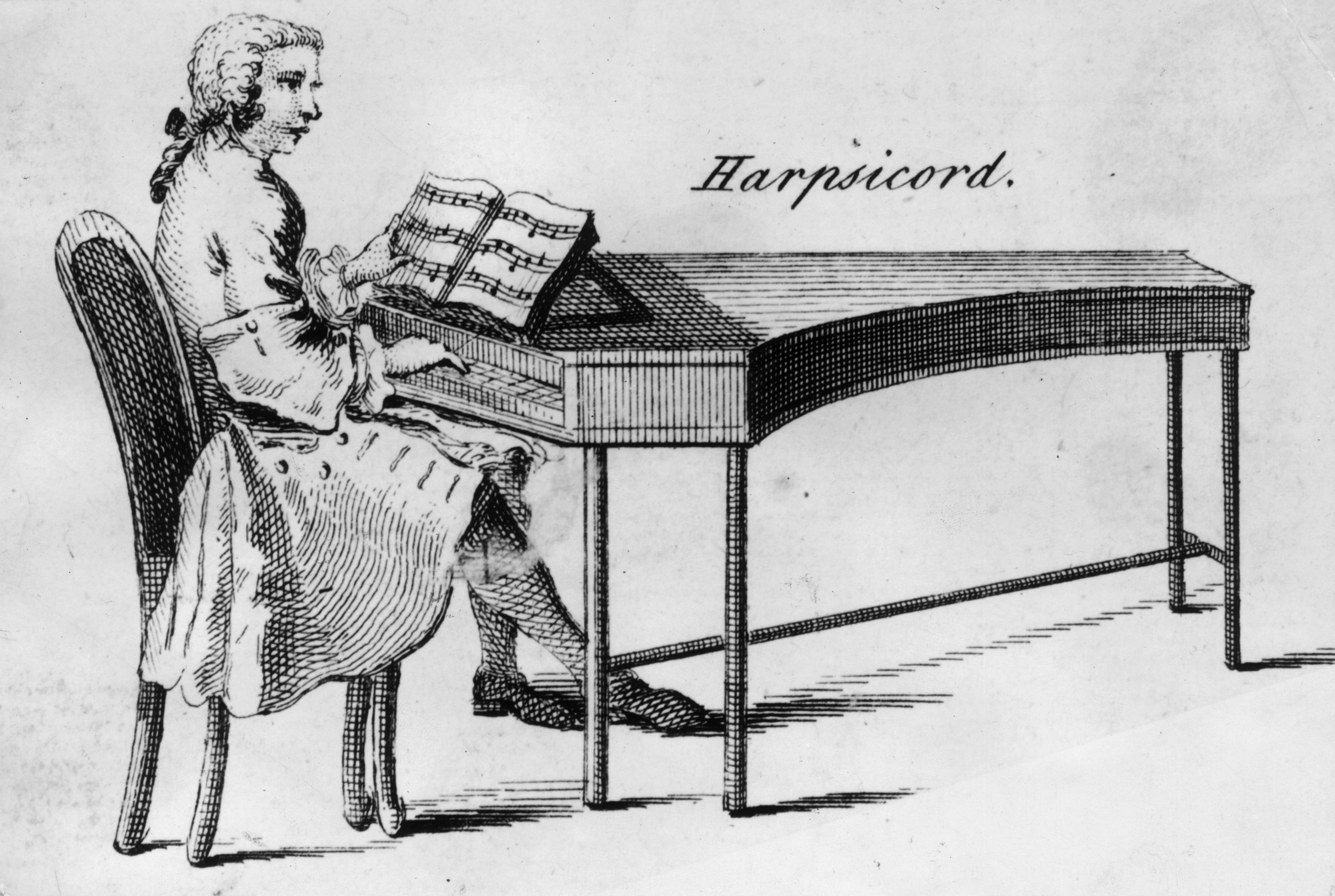 Harpsichord Drawing at Explore collection of