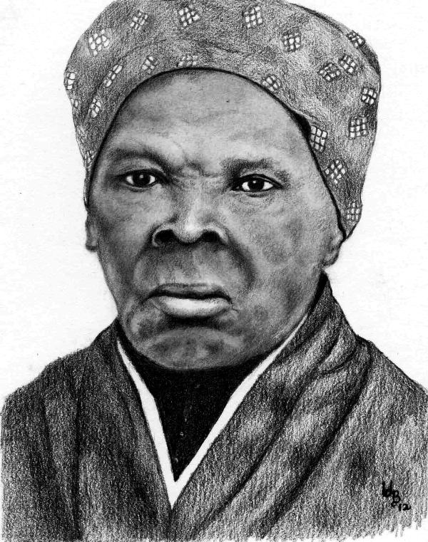 600x761 Harriet Tubman Humanitarian Loving Life A Green Journey - Harriet Tubman Drawing