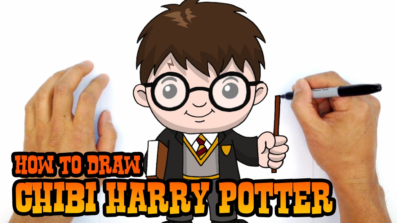 1280x720 how to draw harry potter drawing lesson - Harry Potter Cartoon Drawing