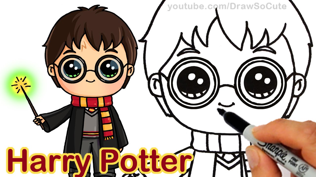 Harry Potter Cartoon Drawing At Explore Collection Of Harry Potter Cartoon 