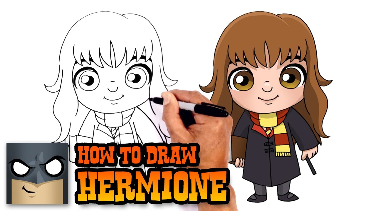 1280x720 how to draw hermione harry potter - Harry Potter Cartoon Drawing