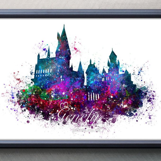 680x680 harry potter drawings hogwarts - Harry Potter Castle Drawing