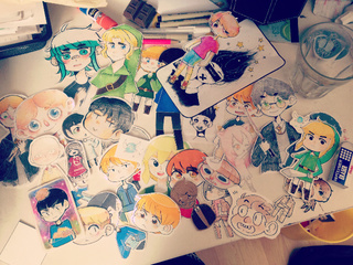 320x240 harry potter - Harry Potter Collage Drawing