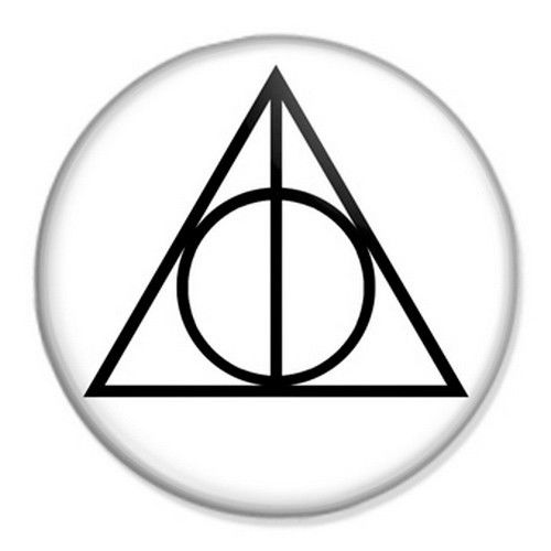 500x500 Harry Potter - Harry Potter Deathly Hallows Symbol Drawing