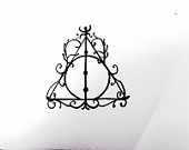 170x135 Items Similar To Harry Potter Deathly Hallows Symbol On Canvas - Harry Potter Deathly Hallows Symbol Drawing