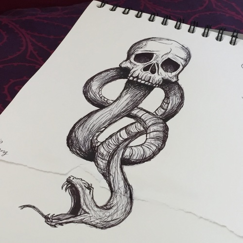 500x500 Image About Draw In Harry Potter - Harry Potter Drawings