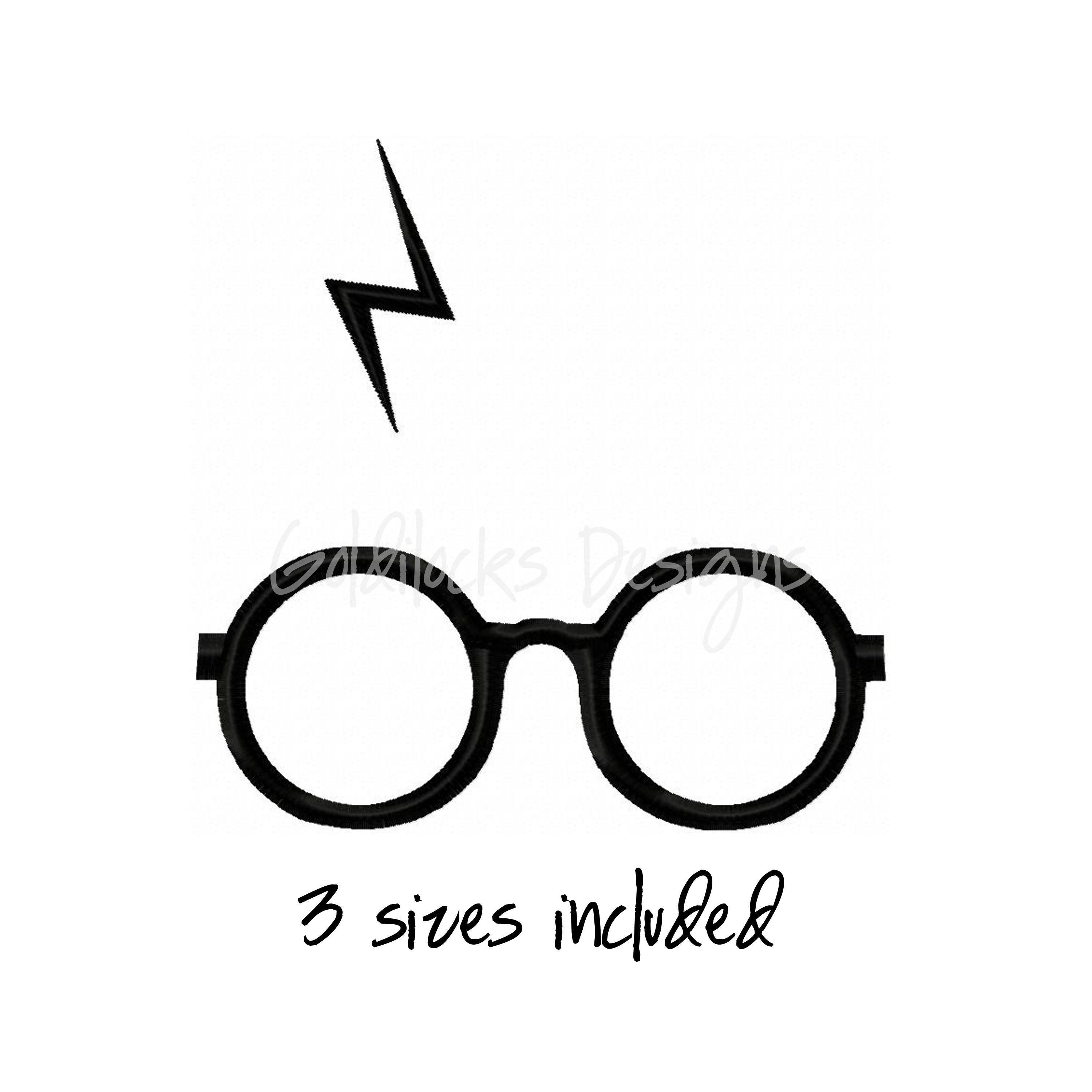 Очки Гарри Поттера на прозрачном фоне