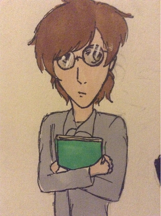 320x428 Tfw You Can't Draw Glasses Even Tho Your Main Chara Has Bigass - Harry Potter Glasses Drawing