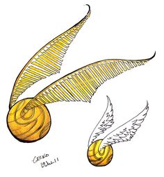 236x255 how to draw the golden snitch, step - Harry Potter Golden Snitch Drawing