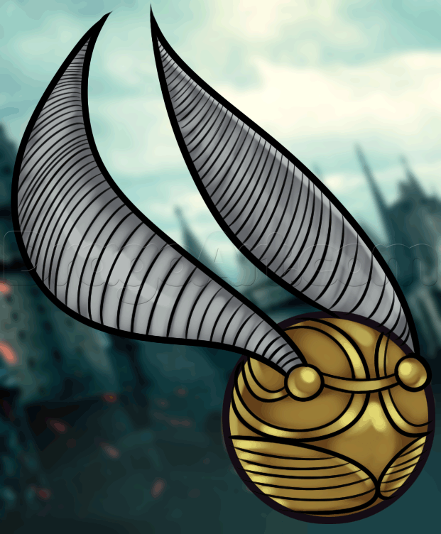 Harry Potter Golden Snitch Drawing At PaintingValley Explore 