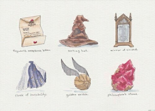 499x359 always, books, cute, draco, drawing, golden snitch, harry, harry - Harry Potter Golden Snitch Drawing