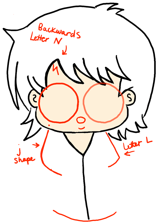 600x853 how to draw cute cartoon harry potter and hedwig - Harry Potter Hedwig Drawing