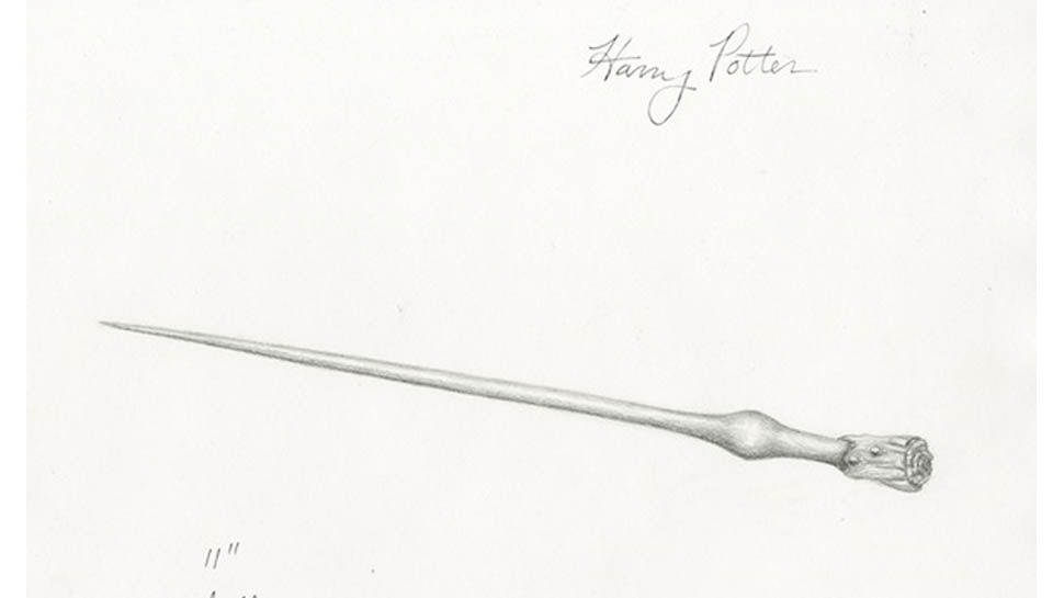 Harry Potter Wand Drawing at PaintingValley.com | Explore collection of
