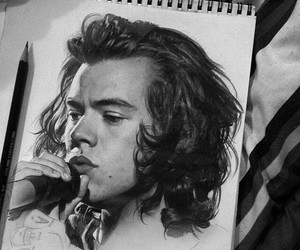 300x250 Images About Harry Styles Drawings On We Heart It See More - Harry Styles Drawing