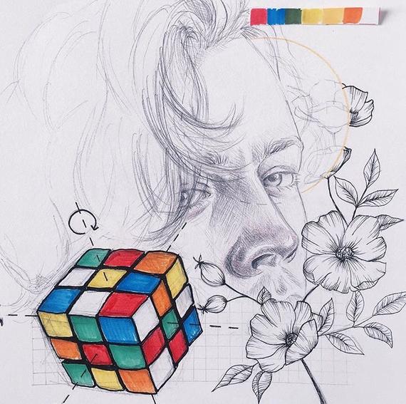 570x567 Limited Editon Harry Styles Art Print Etsy - Harry Styles Drawing