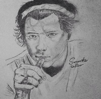 400x393 Your Art Harry Styles - Harry Styles Drawing