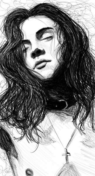 323x600 Harry Styles Desenho Tumblr - Harry Styles Drawing