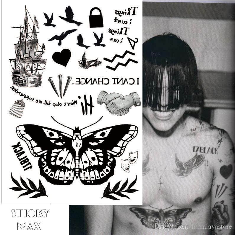 795x793 harry styles smaller proportion temporary tattoo - Harry Styles Tattoo Drawing