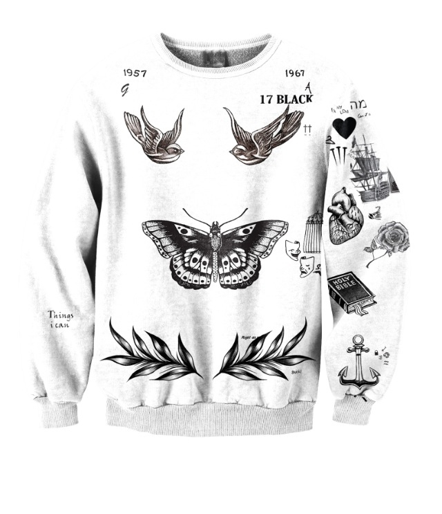 640x743 Harry Styles Tattoo Shirt On The Hunt - Harry Styles Tattoo Drawing