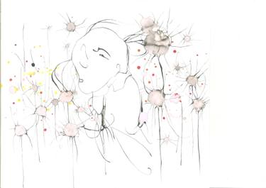 375x265 harvest of dandelions drawing - Harvest Drawing