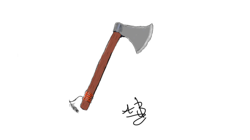 1024x576 hatchet drawing - Hatchet Drawing