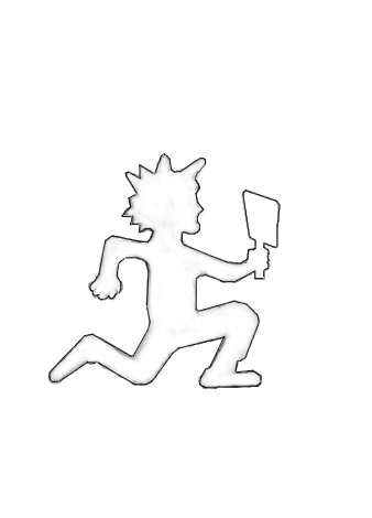 338x470 hatchetman - Hatchet Man Drawing