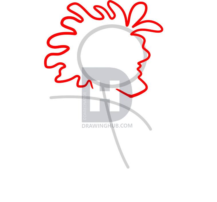 758x706 how to draw hatchetman, insane clown posse, step - Hatchet Man Drawing