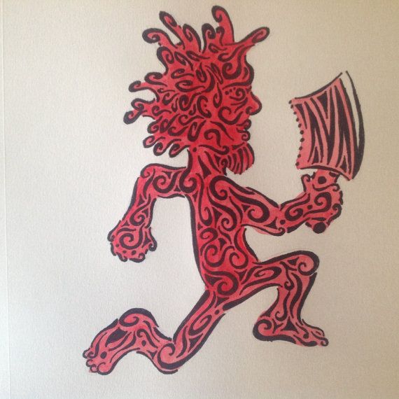 570x570 tribal hatchet man - Hatchet Man Drawing