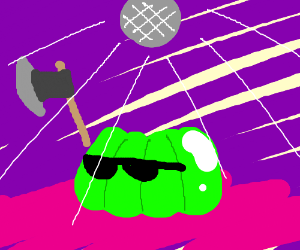 300x250 disco jelly hatchet man - Hatchet Man Drawing