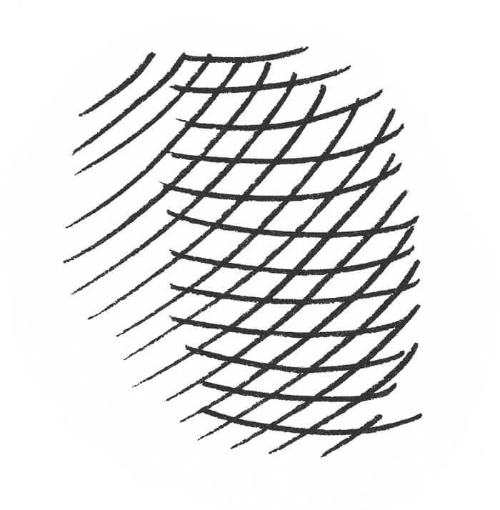 700x714 The Basics Of Ink Techniques Contour Hatching And Cross Contour - Hatching Drawing
