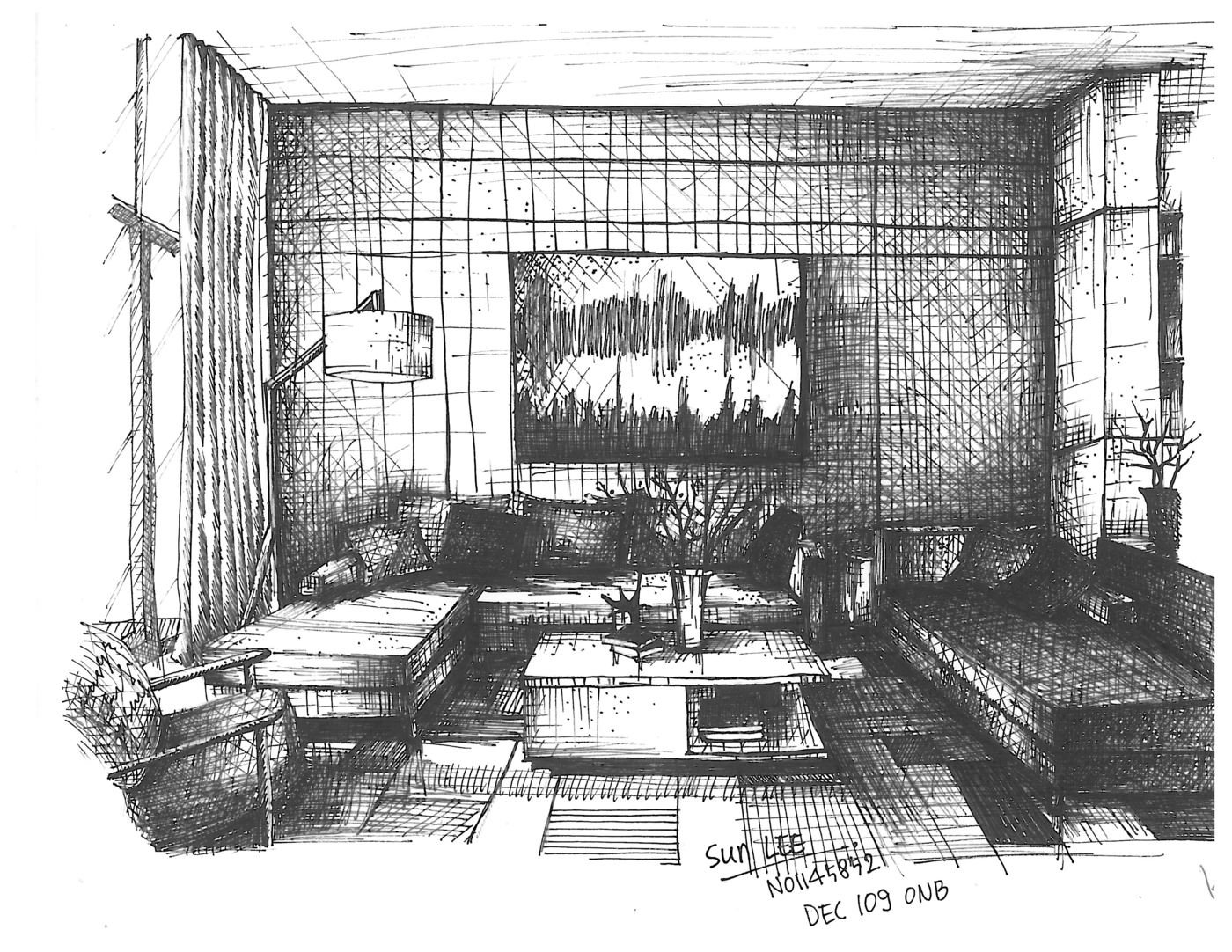 1400x1082 Cross Hatching Drawing - Hatching Drawing