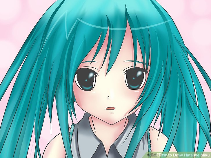 728x546 How To Draw Hatsune Miku - Hatsune Miku Chibi Drawing