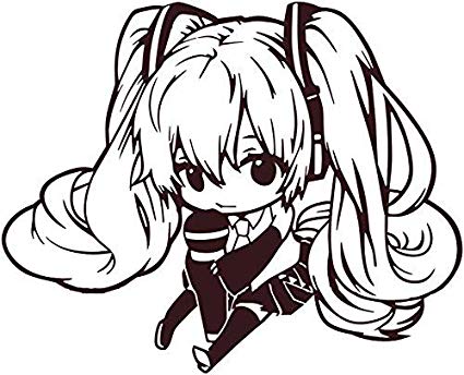 425x344 Hatsune Miku - Hatsune Miku Chibi Drawing