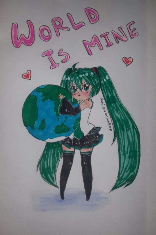665x1000 New Hatsune Miku World Is Mine Chibi Anime Amino - Hatsune Miku Chibi Drawing
