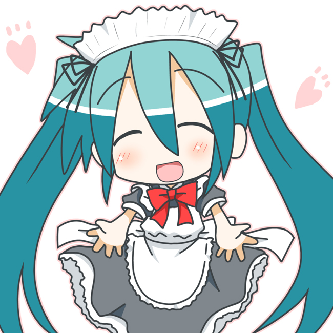 650x650 Chibi Miku And Hatsune Miku - Hatsune Miku Chibi Drawing