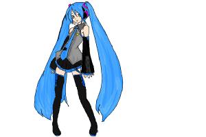 300x200 How To Draw Hatsune Miku - Hatsune Miku Drawing